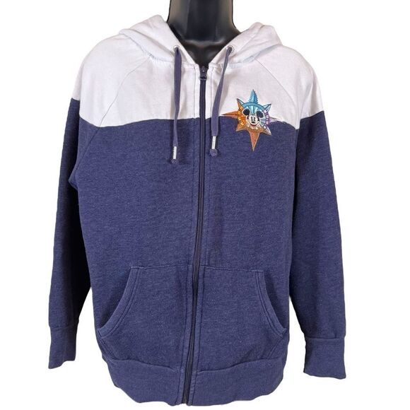 Disney Parks Compass Mickey Mouse Full Zip Hoodie Sweatshirt - Picture 13 of 13